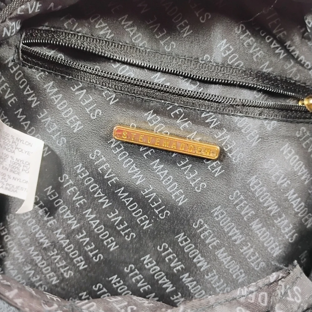 Steve Madden Bminiforce Mini Backpack Black Nylon OS